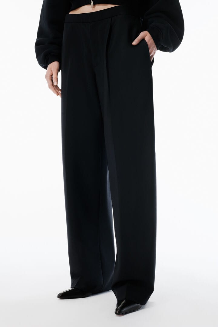 Black Wool Mohair Tailored Pant, $855 (approximately P50,192.78), ALEXANDER WANG, alexanderwang.com